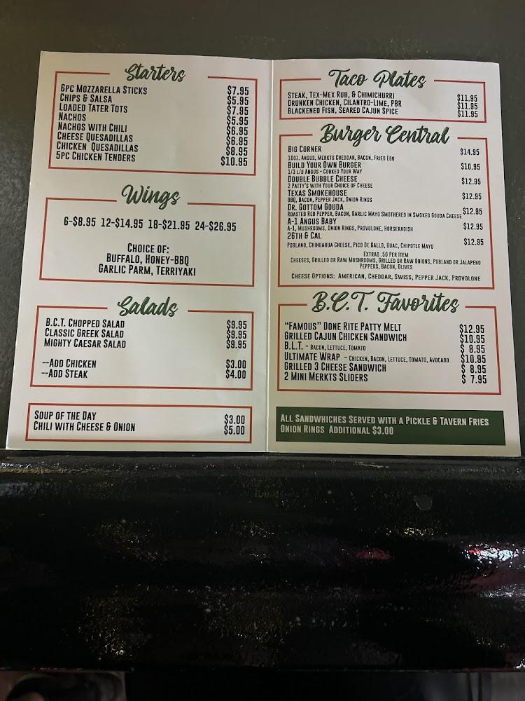 Big Corner Tavern Menu image 4